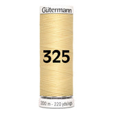 Gutermann garen | 200m | 325 lichtgeel naaigaren GM - 200 - 325 - LICHTGEEL 4008015029869
